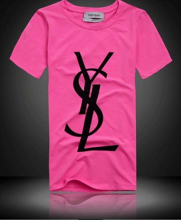 YSL short round collar T woman S-XL-248